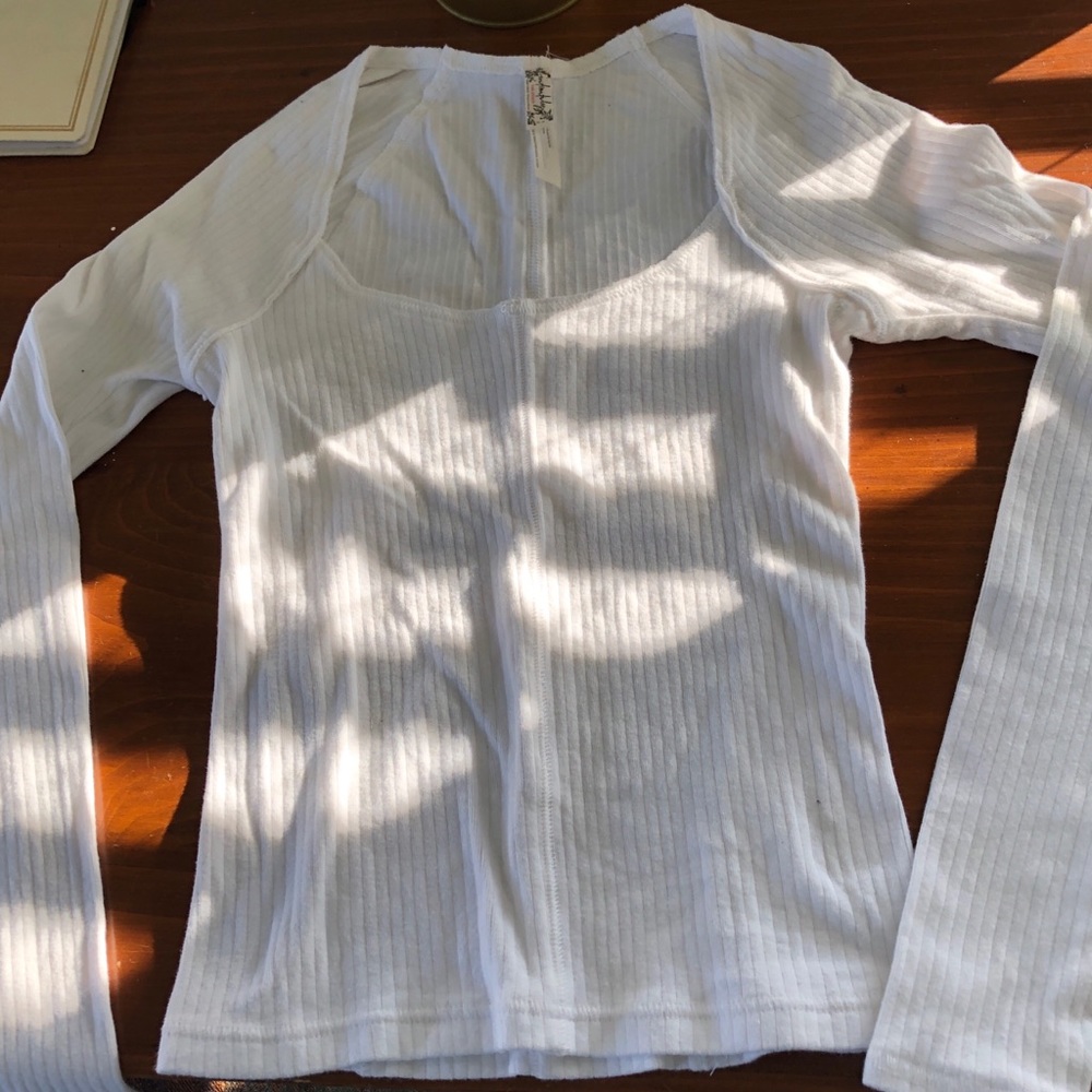 Free people long sleeve stretch top